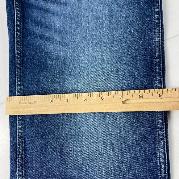 Re/Done Jeans Womens 31x31* 90s High Rise Loose Straight Jetty Blue Denim Tag 30 - Picture 13 of 16